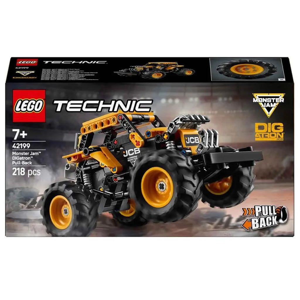 LEGO Technic 42199 Monster Jam™ DIGatron™ Pull-Back Truck Toy for Kids (Ages 7+) - Naivri