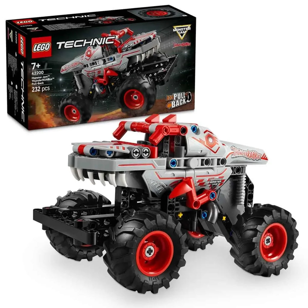 LEGO Technic 42200 Monster Jam™ ThunderROARus™ Pull-Back Truck Toy for Kids (Ages 7+) - Naivri