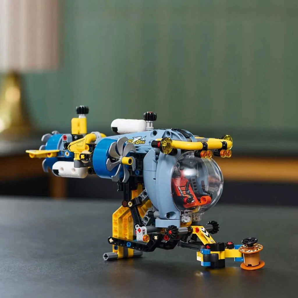 LEGO Technic 42201 Deep-Sea Research Submarine Toy Set for Kids - Naivri