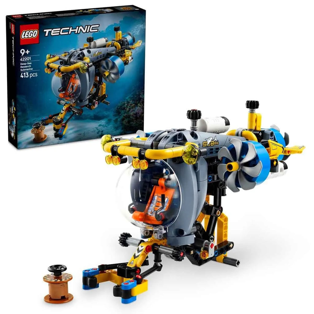 LEGO Technic 42201 Deep-Sea Research Submarine Toy Set for Kids - Naivri