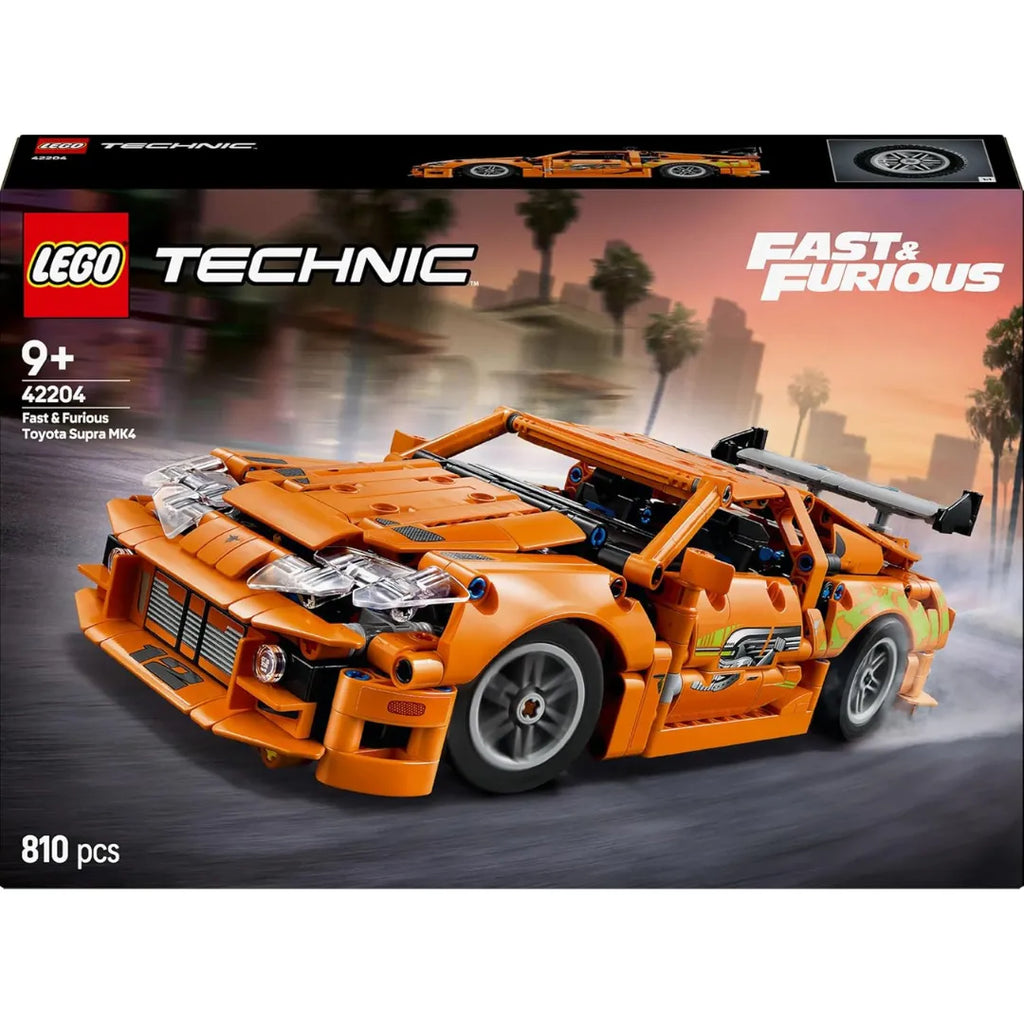 LEGO Technic Fast & Furious Toyota Supra MK4 | Car Model Kit 42204 | Building Blocks Toy for Kids 9+ | Gift for Movie Fans & Car Lovers - Naivri