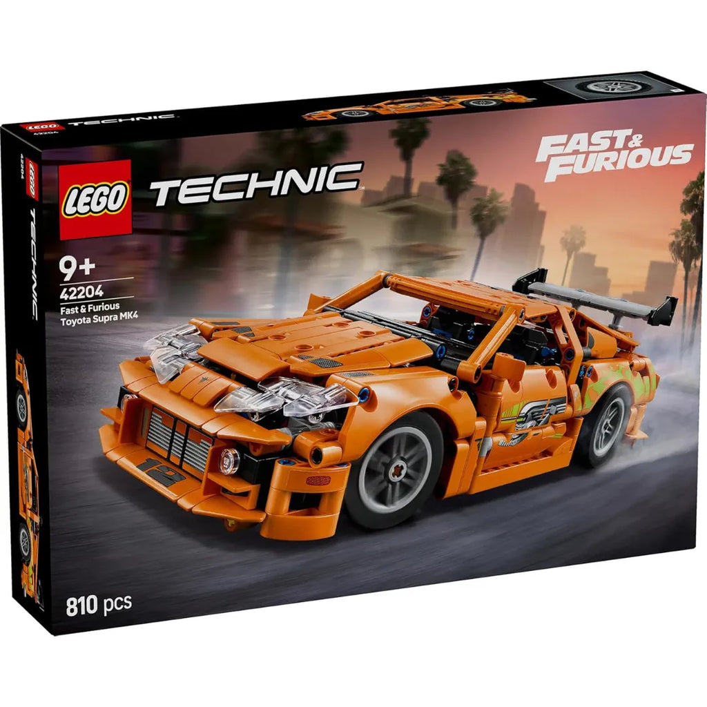 LEGO Technic Fast & Furious Toyota Supra MK4 | Car Model Kit 42204 | Building Blocks Toy for Kids 9+ | Gift for Movie Fans & Car Lovers - Naivri