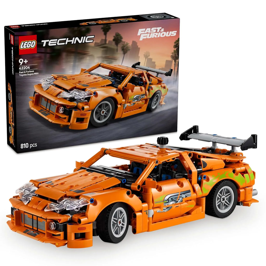 LEGO Technic Fast & Furious Toyota Supra MK4 | Car Model Kit 42204 | Building Blocks Toy for Kids 9+ | Gift for Movie Fans & Car Lovers - Naivri