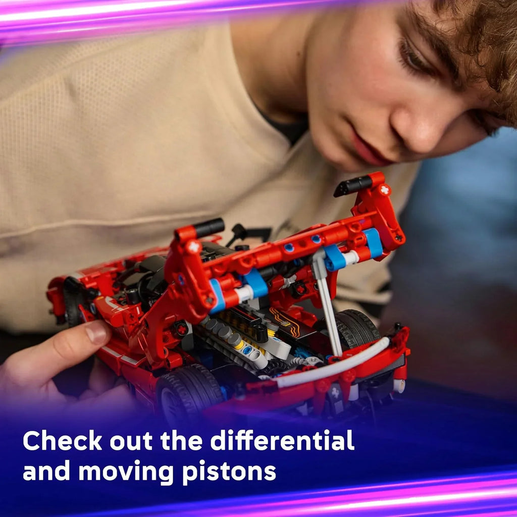 LEGO Technic Ferrari FXX K 42212 – Realistic STEM Model Car for Ages 10+ - Naivri
