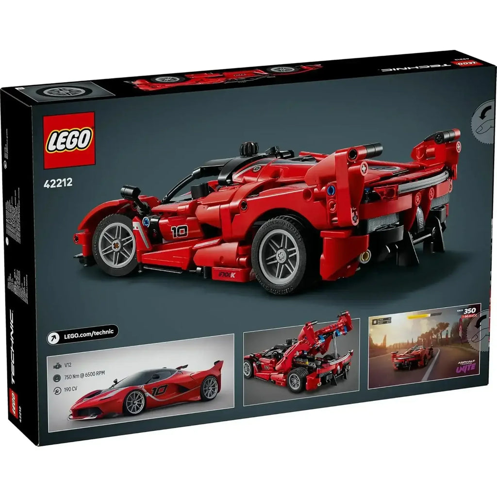 LEGO Technic Ferrari FXX K 42212 – Realistic STEM Model Car for Ages 10+ - Naivri