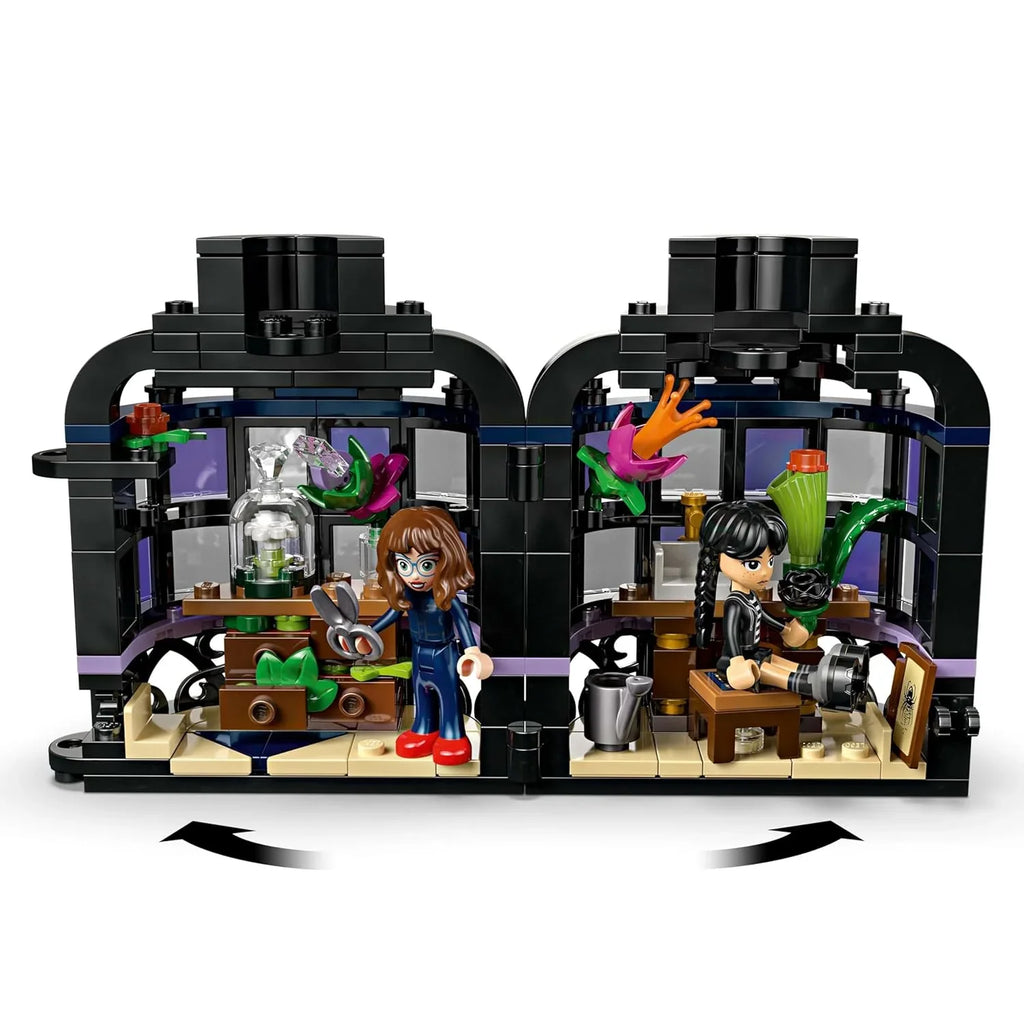 LEGO Wednesday Addams Black Dahlia Buildable Flower Set – Creative Room Decor Toy for Ages 9+ - Naivri