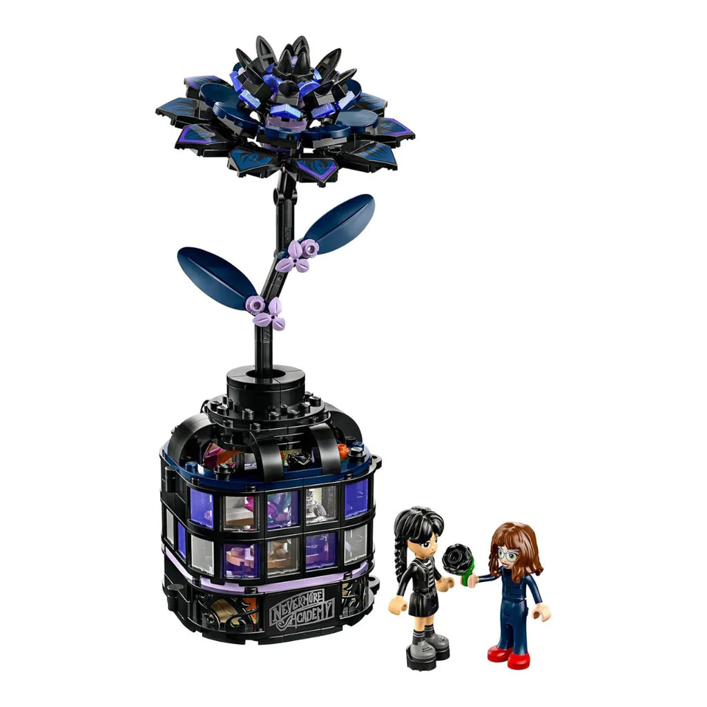 LEGO Wednesday Addams Black Dahlia Buildable Flower Set – Creative Room Decor Toy for Ages 9+ - Naivri
