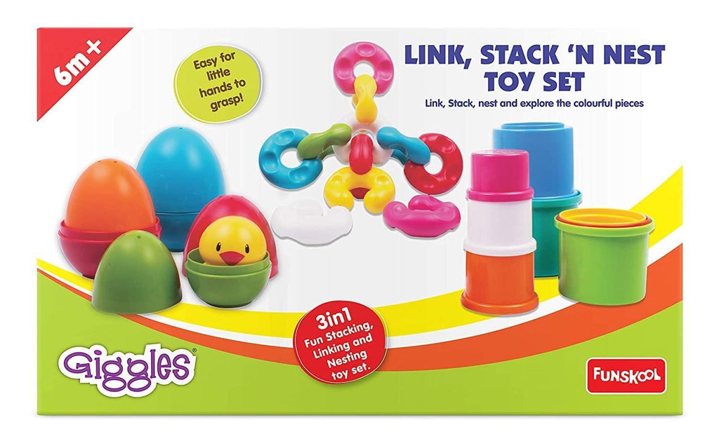 Link, Stack and Nest Toy Set - Naivri