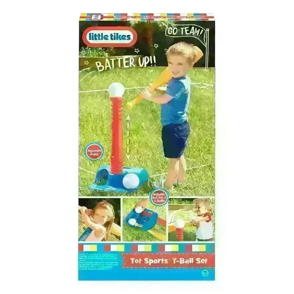 Little Tikes Tot Sports T-Ball Set – Adjustable Height T-Ball Kit for Toddlers and Preschoolers - Naivri