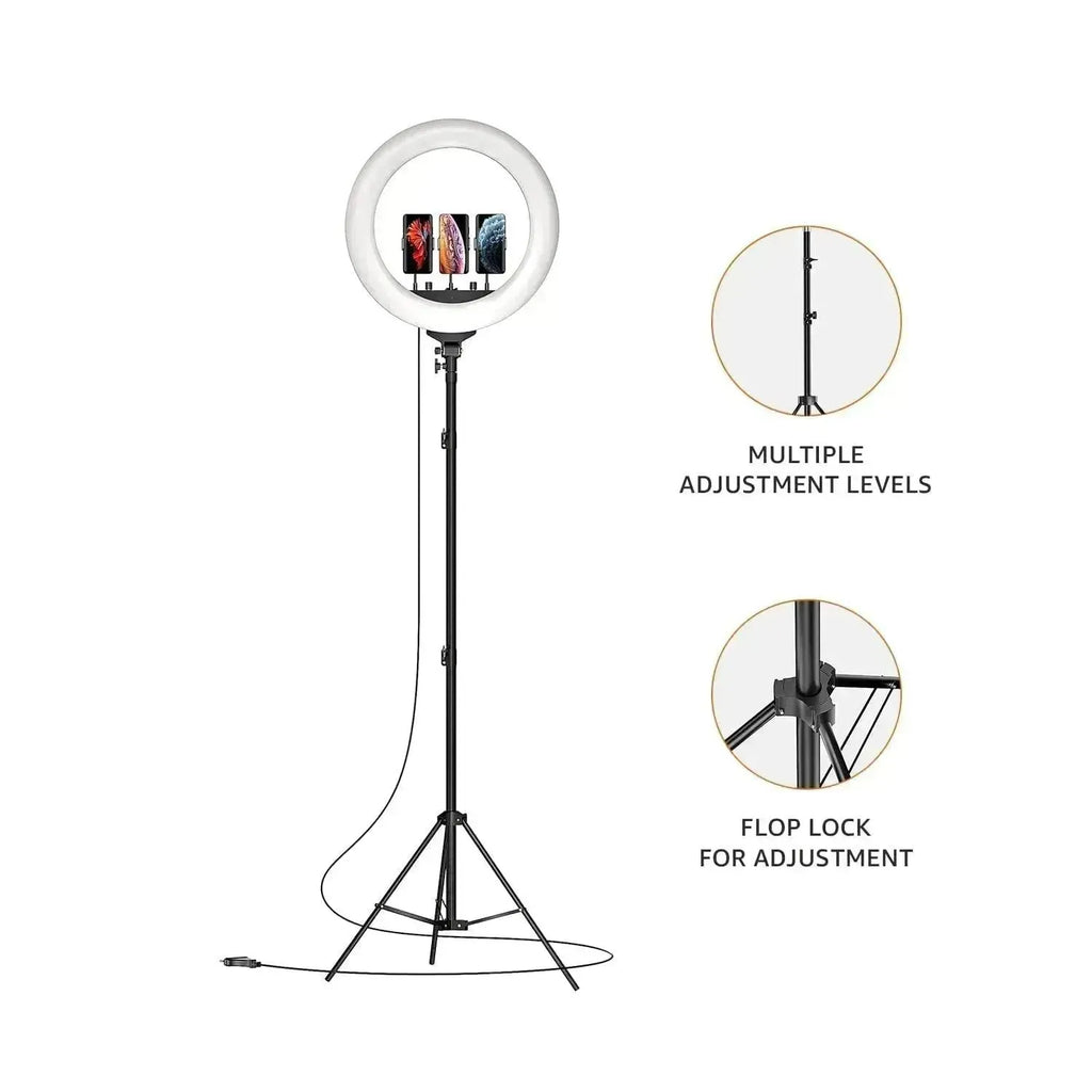 LJJ-45 LED Ring Light With Remote : Perfect for Photo Shoots and Captivating Reels - Naivri