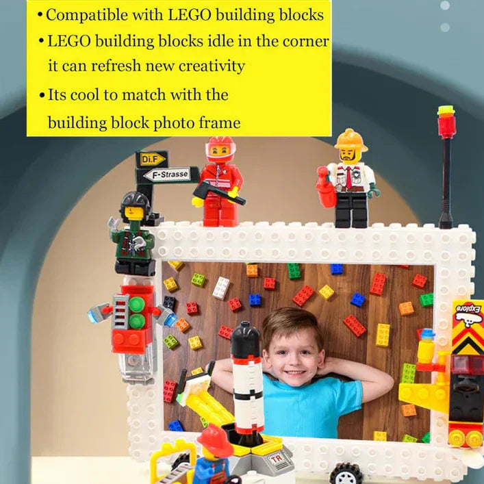 Lovely Lego Photo-Frame - 4x6” - Naivri
