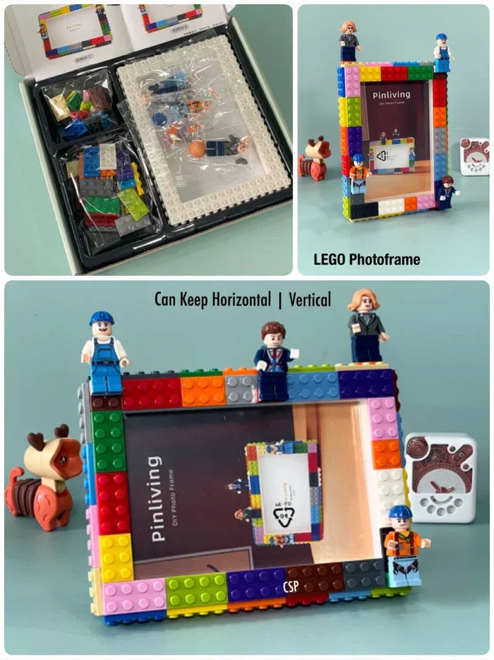 Lovely Lego Photo-Frame - 4x6” - Naivri