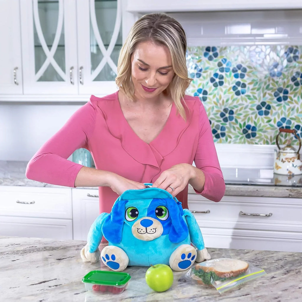 Lunch Pets Insulated Kids Tiffin Bag – Washable Plush Lunch Box for Ages 3–8 Years - Naivri