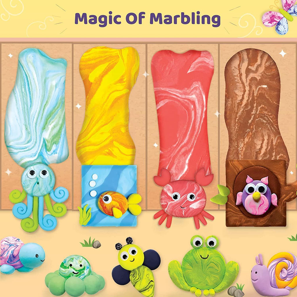 Magic Clay Marbling Animals - Naivri