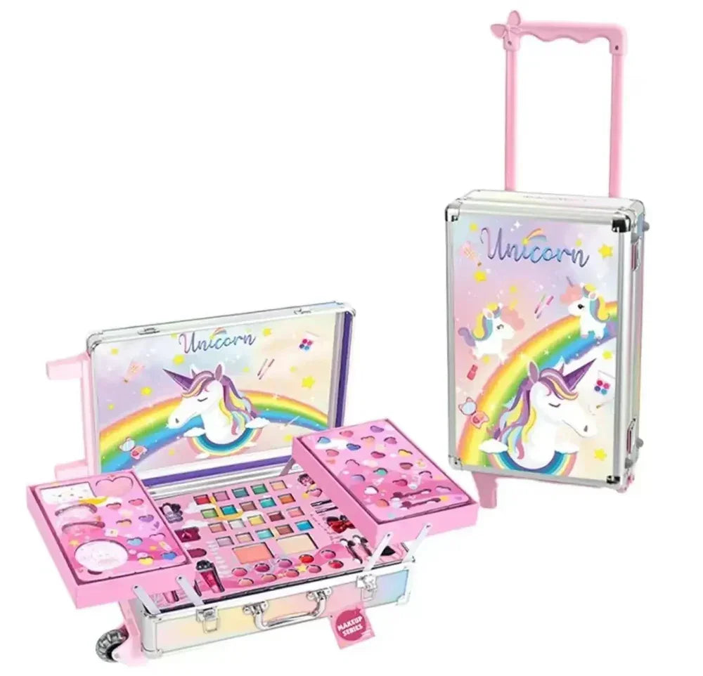 Magical Girl Makeup Trolley Collection | Fantasy Friends Makeup Trolley Set – Unicorn, Mermaid & Kuromi Editions - Naivri