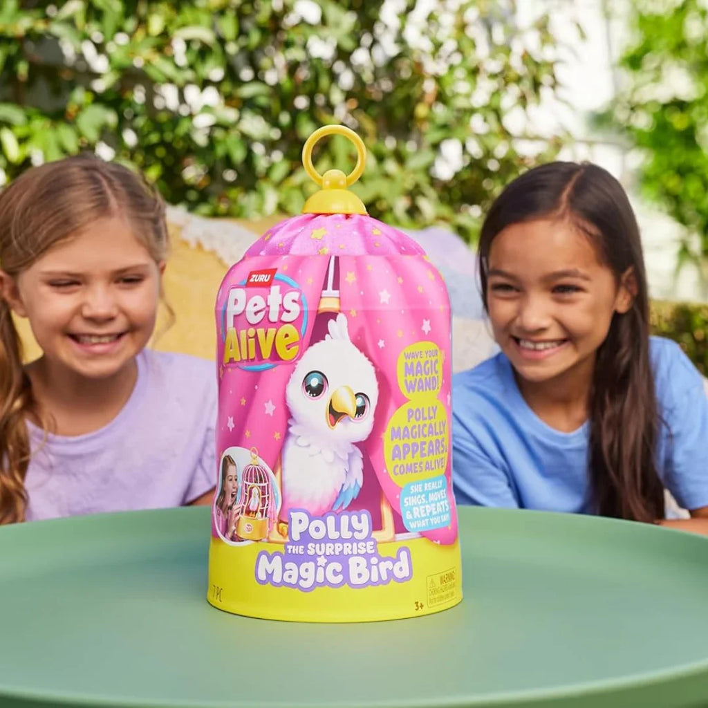 ZURU Pets Alive Magical Talking Parrot – Interactive Singing & Repeating Bird Toy (3+ Years) - Naivri