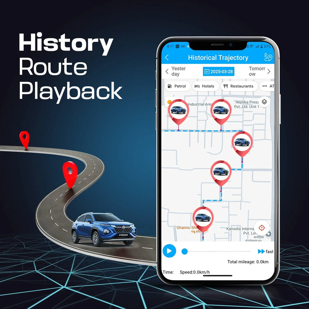 Magnetic Car GPS Tracker | Car Gps Tracker - Naivri
