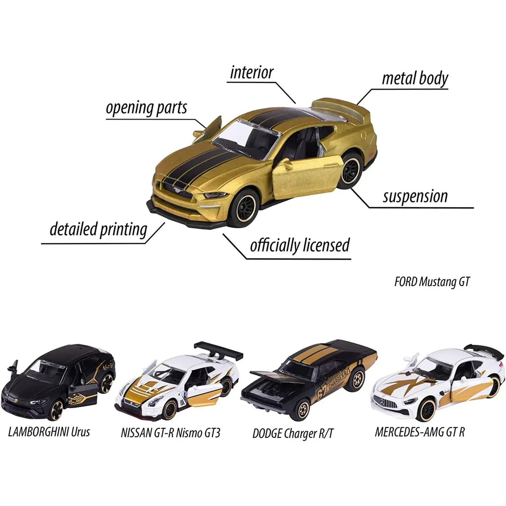 Majorette Limited Edition 9 – Set of 5 Die-Cast Camouflage Vehicles for Kids Aged 3+, With Rotating Wheels, Opening Parts & Suspension – Multicolor - Naivri