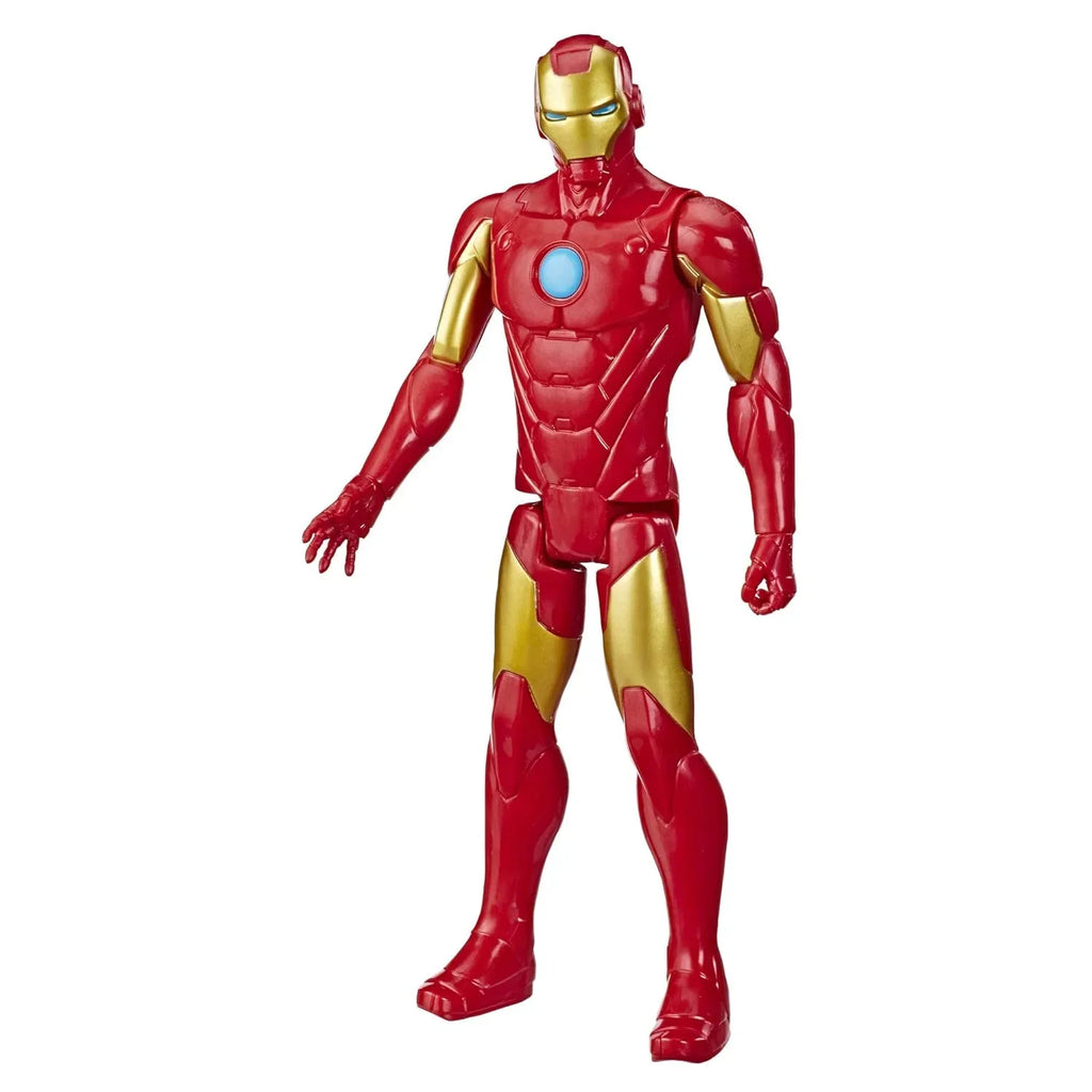 Marvel Avengers Titan Hero Series Iron Man Action Figure – 12-Inch Superhero Toy for Kids Ages 4 and Up - Naivri