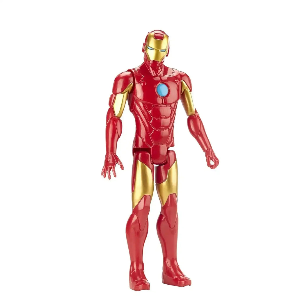 Marvel Avengers Titan Hero Series Iron Man Action Figure – 12-Inch Superhero Toy for Kids Ages 4 and Up - Naivri