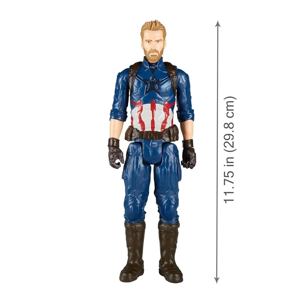 Marvel Infinity War Titan Hero Series Captain America Action Figure With Titan Hero Power FX Port – 12-Inch Superhero Toy for Kids Ages 4 and Up - Naivri