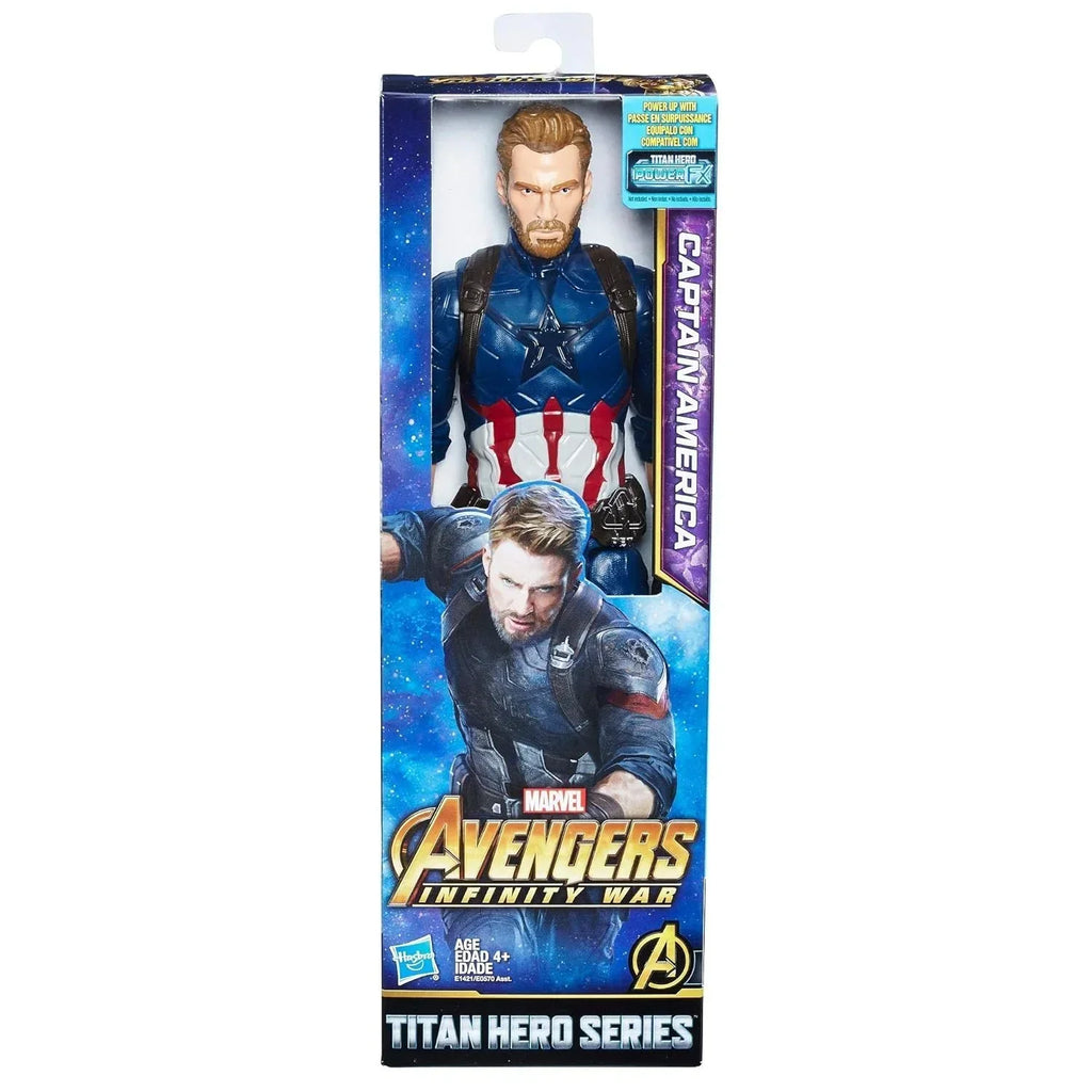 Marvel Infinity War Titan Hero Series Captain America Action Figure With Titan Hero Power FX Port – 12-Inch Superhero Toy for Kids Ages 4 and Up - Naivri