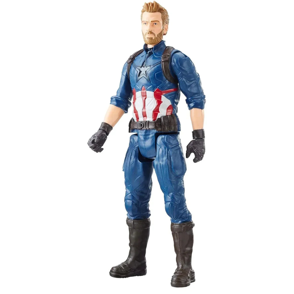 Marvel Infinity War Titan Hero Series Captain America Action Figure With Titan Hero Power FX Port – 12-Inch Superhero Toy for Kids Ages 4 and Up - Naivri