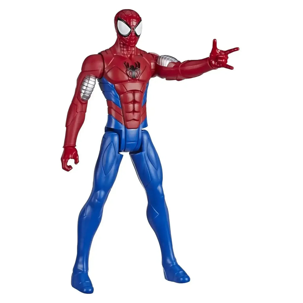 MARVEL Spider-Man Titan Hero Series Web Warriors Armoured Spider-Man – 30cm (12-Inch) Superhero Action Figure for Kids Ages 4 and Up - Naivri