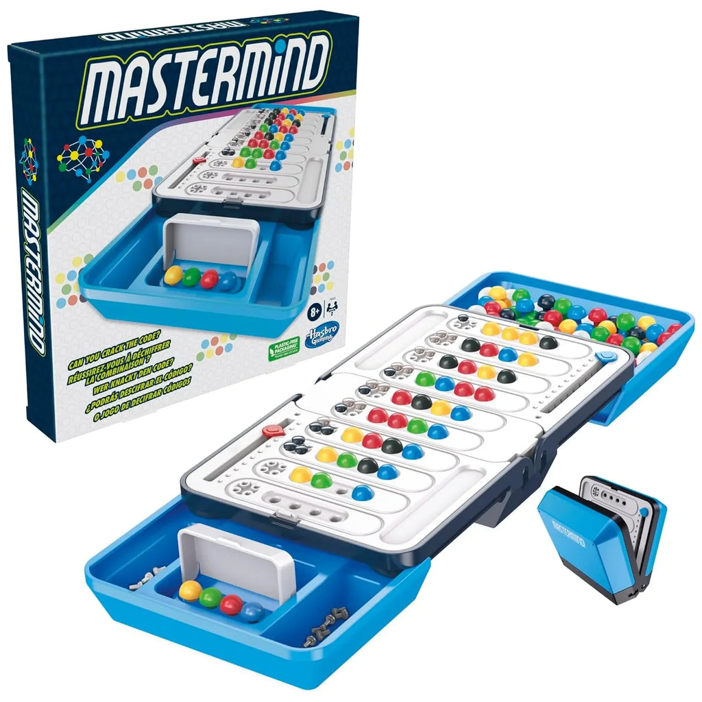 Mastermind – Classic Code Cracking Strategy Game for Kids, Teens & Families | Hasbro | Ages 8+ - Naivri