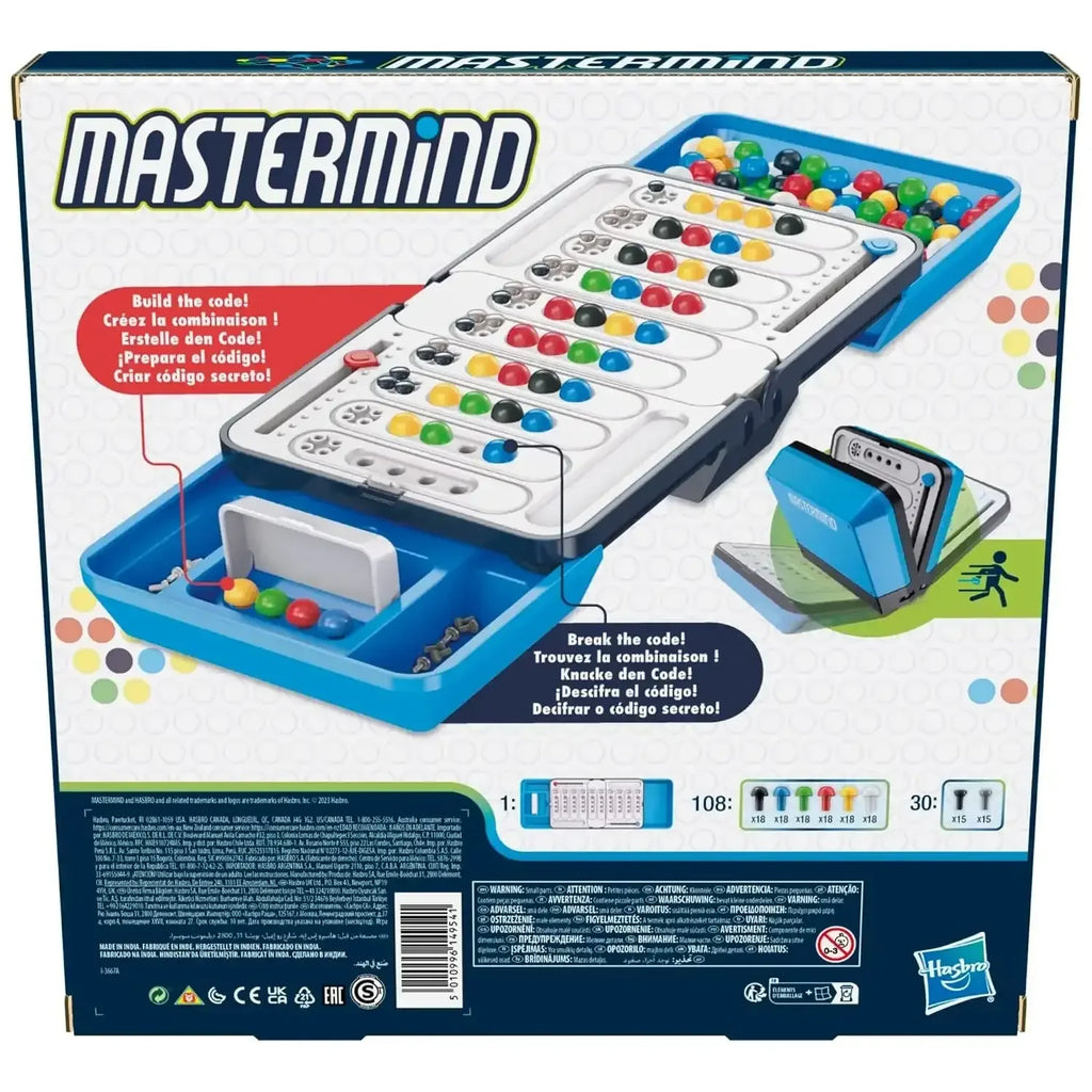 Mastermind – Classic Code Cracking Strategy Game for Kids, Teens & Families | Hasbro | Ages 8+ - Naivri