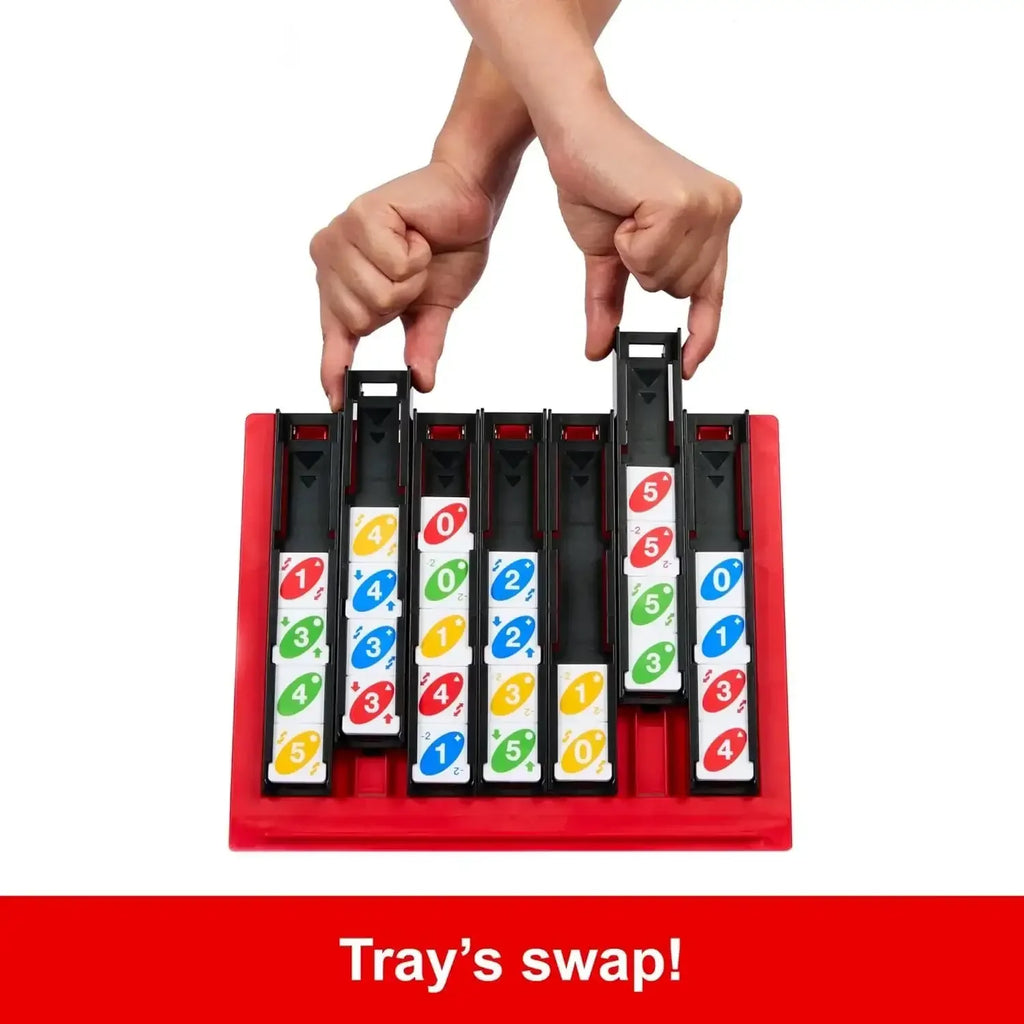 Mattel Games UNO Quatro – Strategy Tile Game for Family Fun & Parties (Ages 7+) - Naivri