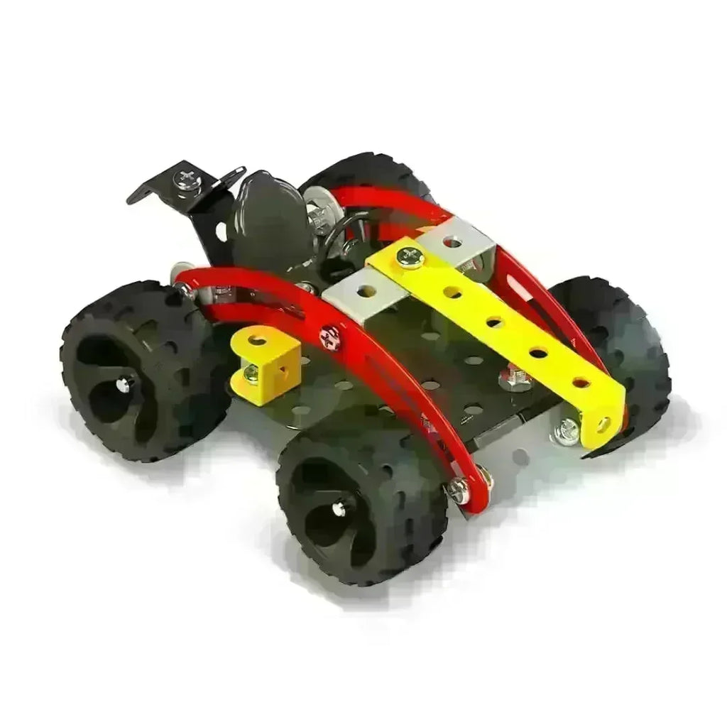 Mechanix Monster Buggies – Metal Construction STEM Toy Kit for Kids (Age 7+) - Naivri