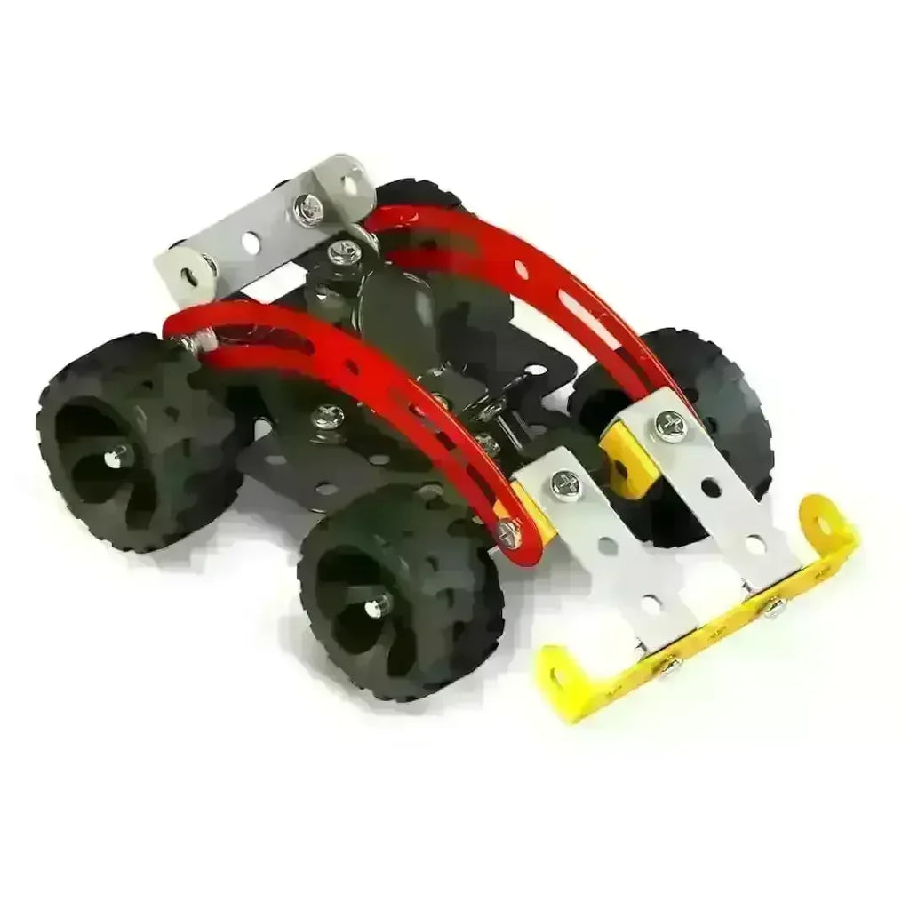 Mechanix Monster Buggies – Metal Construction STEM Toy Kit for Kids (Age 7+) - Naivri