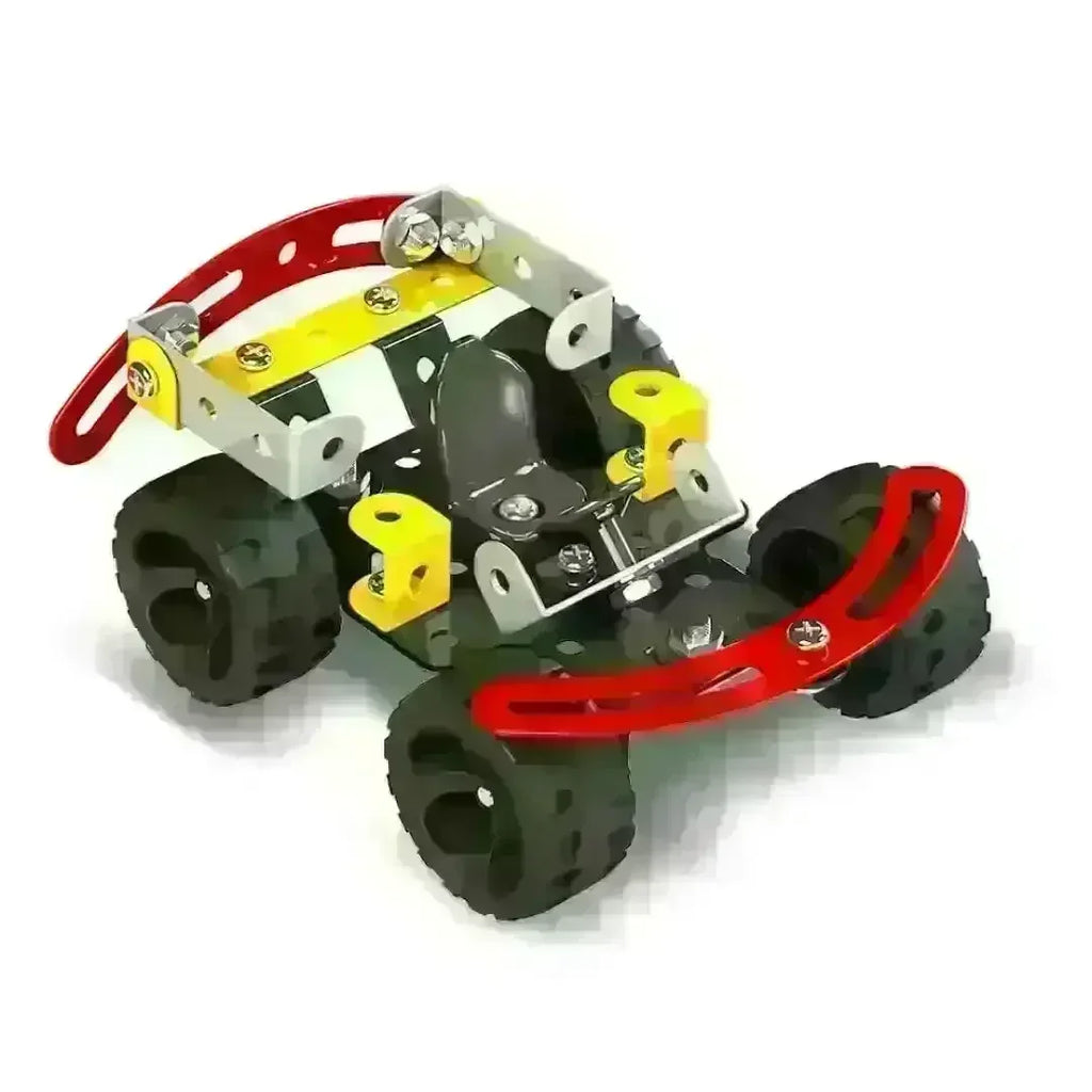 Mechanix Monster Buggies – Metal Construction STEM Toy Kit for Kids (Age 7+) - Naivri