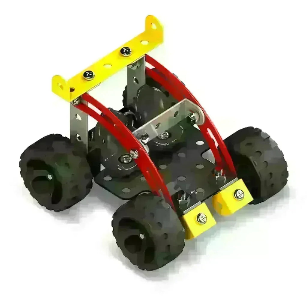 Mechanix Monster Buggies – Metal Construction STEM Toy Kit for Kids (Age 7+) - Naivri