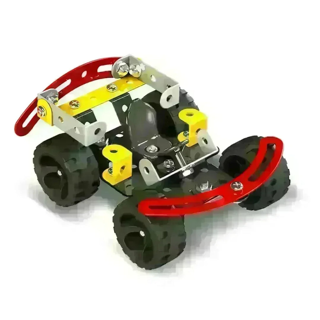 Mechanix Monster Buggies – Metal Construction STEM Toy Kit for Kids (Age 7+) - Naivri