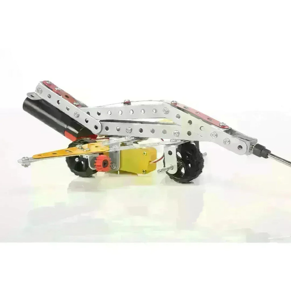 Mechanix Motorized Robotix 3 – DIY STEM Metal Construction Kit with Motors and Gears | Educational Robotics Set for Kids Age 7+ - Naivri