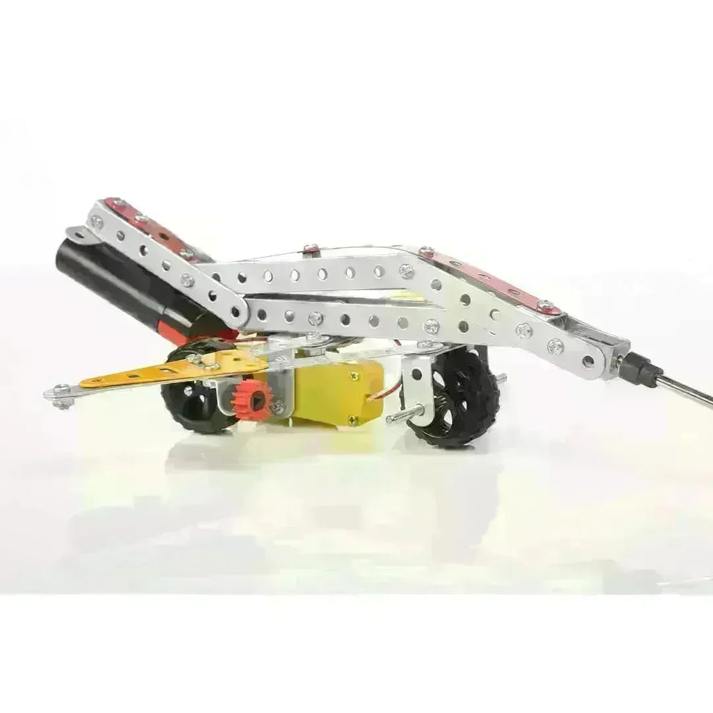 Mechanix Motorized Robotix 3 – DIY STEM Metal Construction Kit with Motors and Gears | Educational Robotics Set for Kids Age 7+ - Naivri