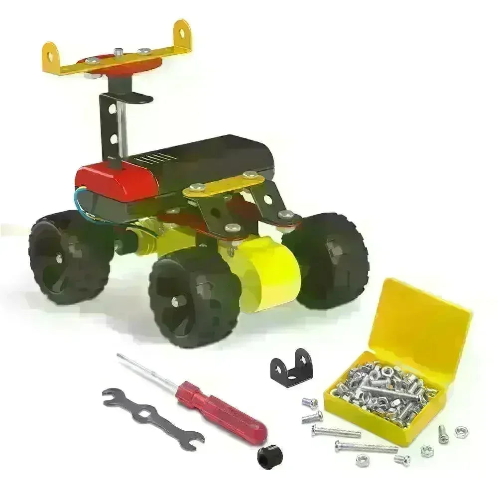 Mechanix Robotix-0 Motorized Construction Set – STEM Educational Kit for Kids (Ages 8+) - Naivri