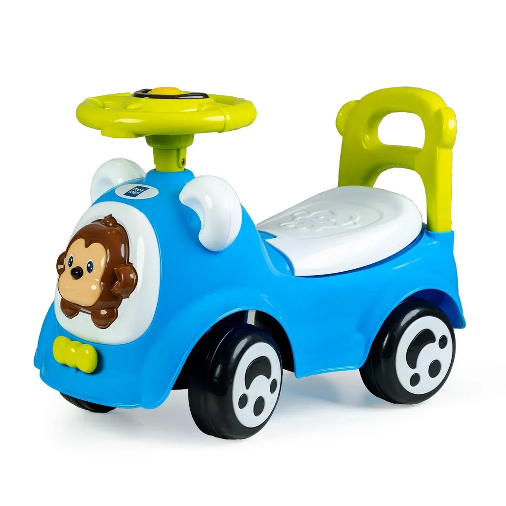 Mee Mee Safari Cruise Baby Ride-On Car – Blue | Safe, Fun & Interactive Ride-On Toy for Kids 1–3 Years - Naivri