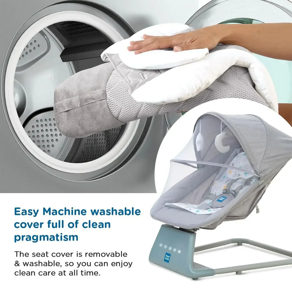 Mee Mee Soothing Smart Electric Baby Rocker – Bluetooth Music & Remote Comfort for Infants - Naivri