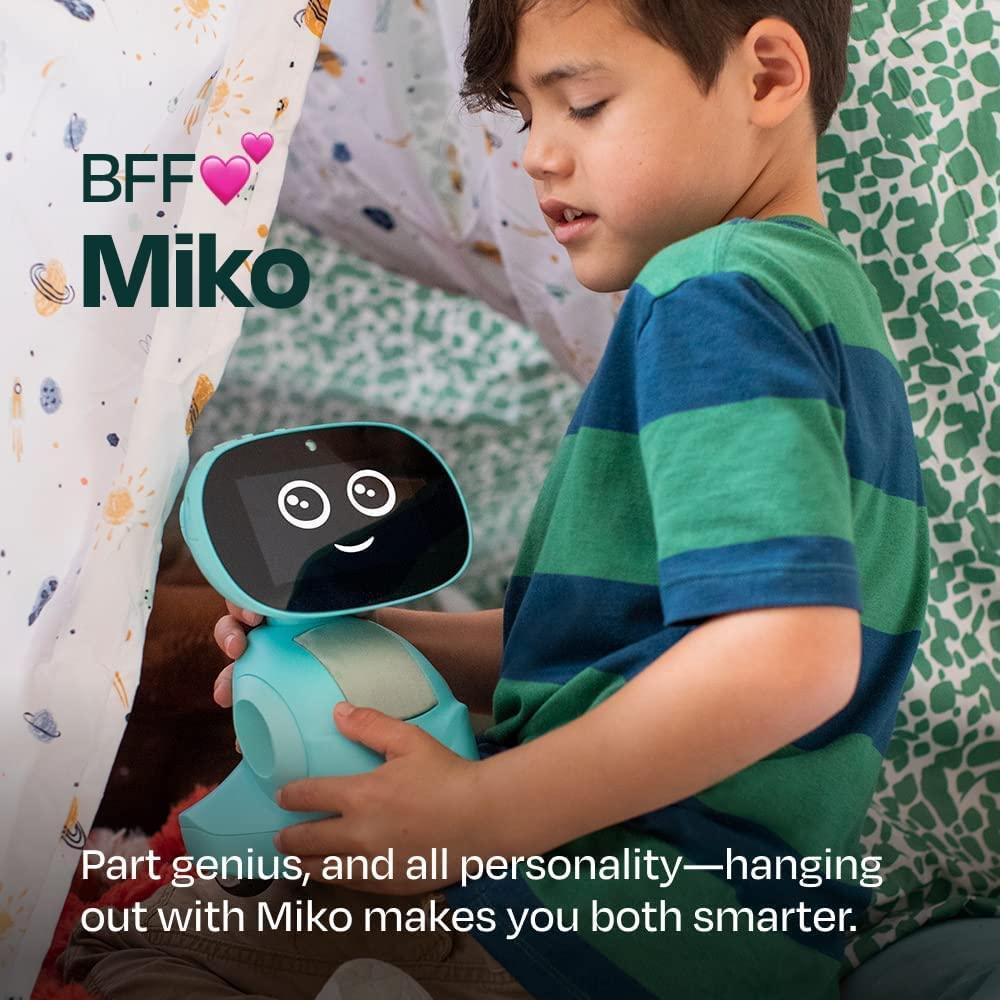 Miko 3: AI-Powered Smart Robot for Kids Blue - Naivri