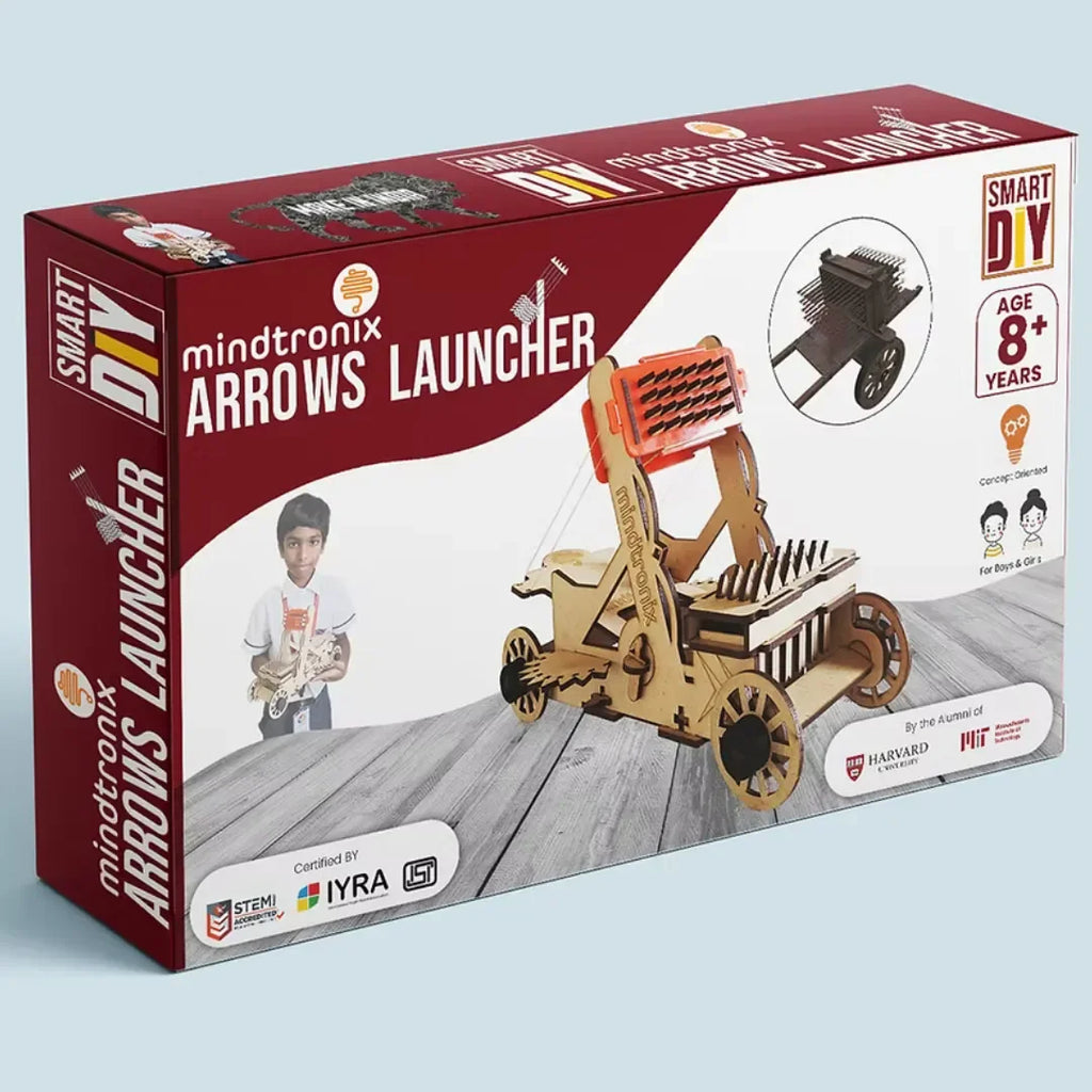 Mindtronix DIY Arrows Launcher Kit – Build & Launch with Precision and Power - Naivri