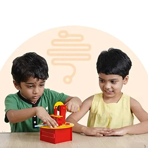 Mindtronix DIY Hand Pump – STEM Educational Construction Activity Kit for Kids | Learn Water Irrigation, Mechanical Principles & Engineering Skills - Naivri