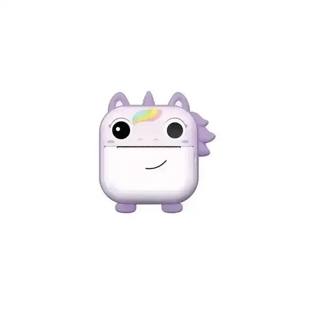 Mini HD Digital Camera for Kids – Instant Photo Printing with 2.4” LCD Screen, 32GB Memory, Video Recording | Age 5–10 Years | Multicolor Print (Design May Vary) - Naivri