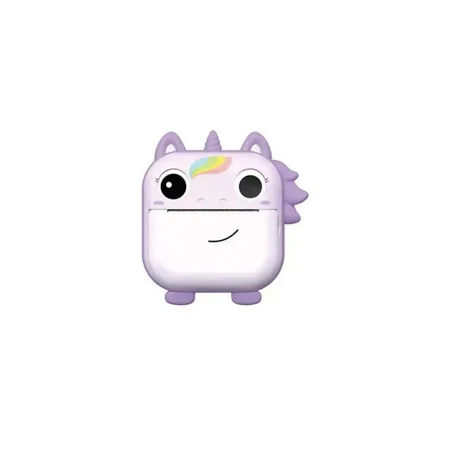 Mini HD Digital Camera for Kids – Instant Photo Printing with 2.4” LCD Screen, 32GB Memory, Video Recording | Age 5–10 Years | Multicolor Print (Design May Vary) - Naivri