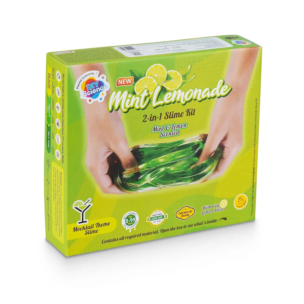 Mint Lemonade 2 in 1 Slime Kit Scented - Naivri