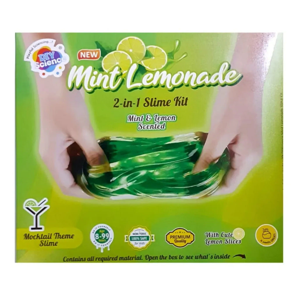 Mint Lemonade 2 in 1 Slime Kit Scented - Naivri