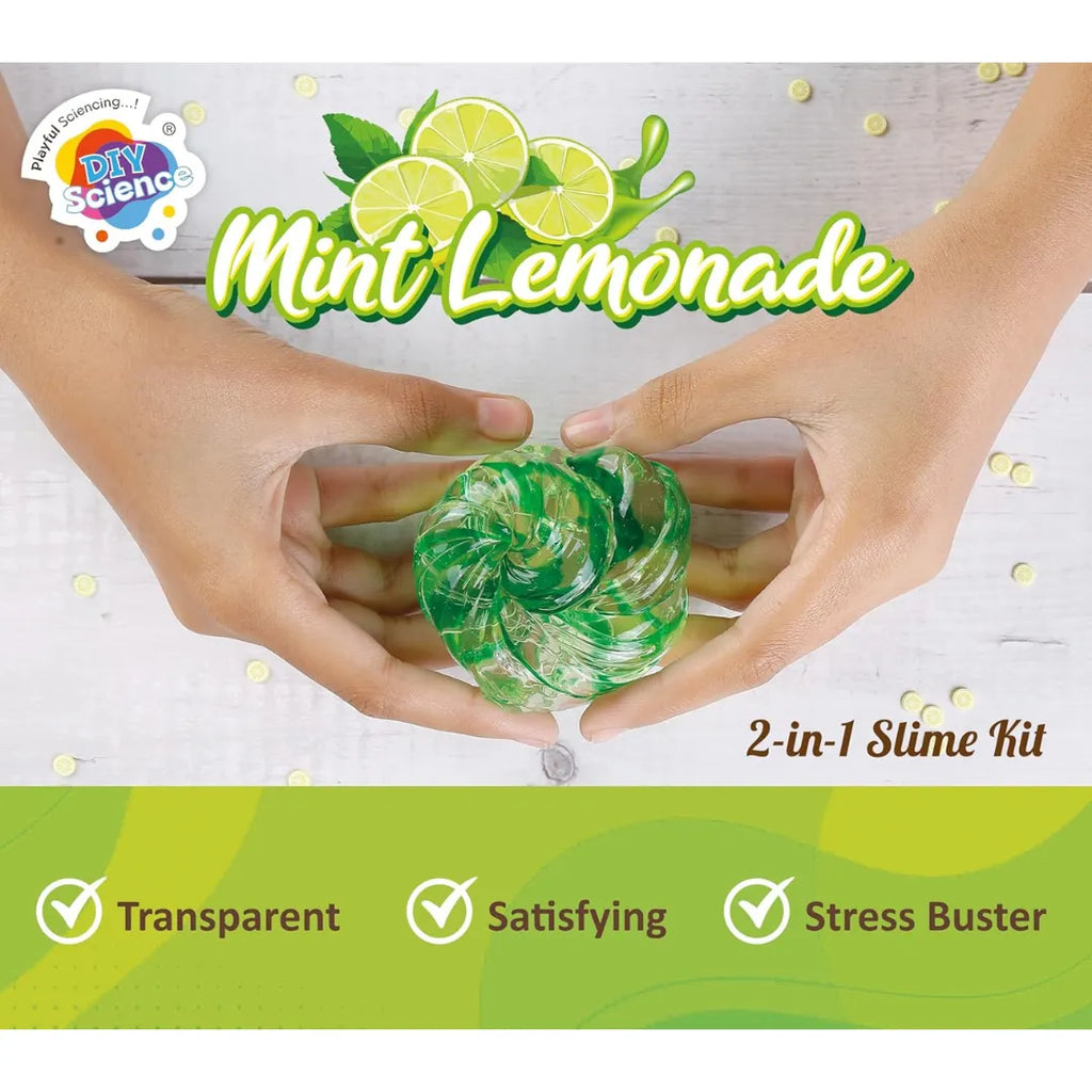 Mint Lemonade 2 in 1 Slime Kit Scented - Naivri