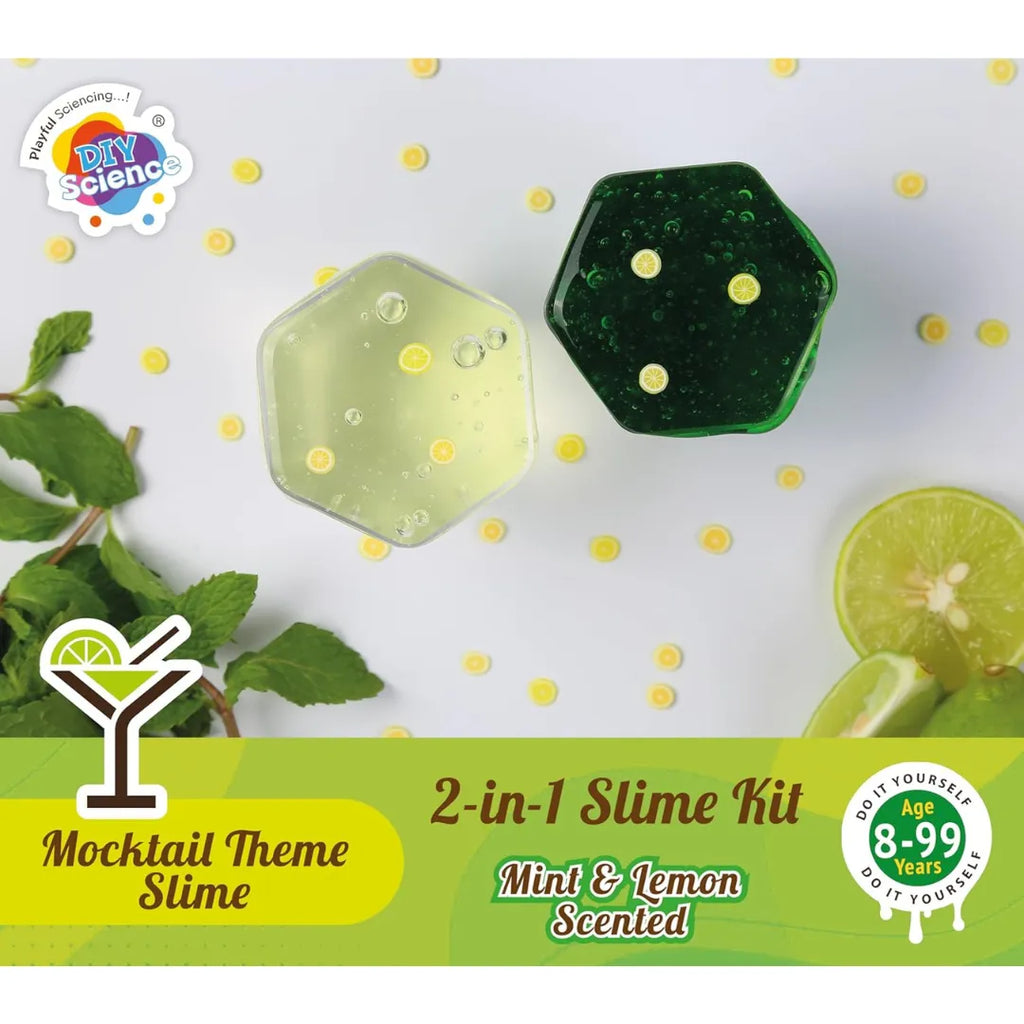 Mint Lemonade 2 in 1 Slime Kit Scented - Naivri